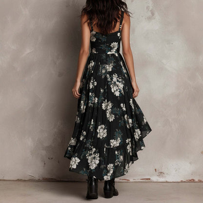 Loretta | Floral Hi-Low Dress