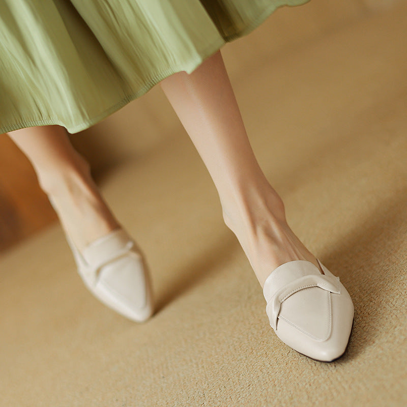 Erlen Genuine Leather Mules