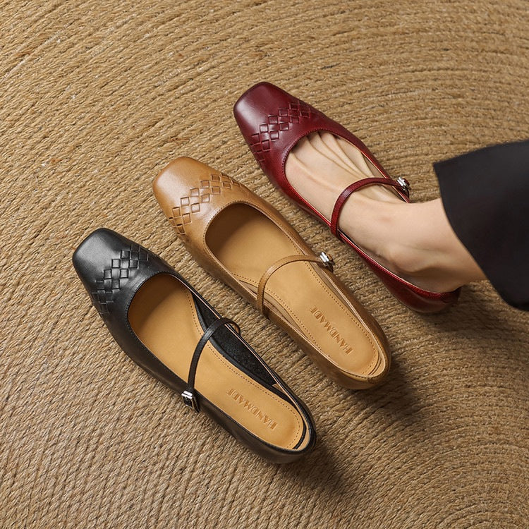 Estelle | Square-Toe Mary Jane Flat