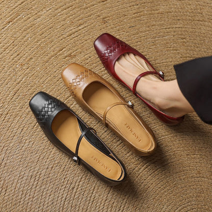 Estelle | Square-Toe Mary Jane Flat