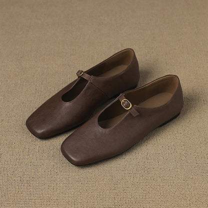 Lucille | High-Vamp Mary Jane Flat