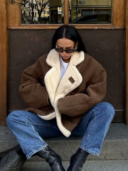 BELLINA Faux Fur Coat