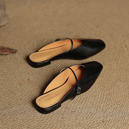 Miral Genuine Leather Mules