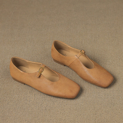 Lucille | High-Vamp Mary Jane Flat