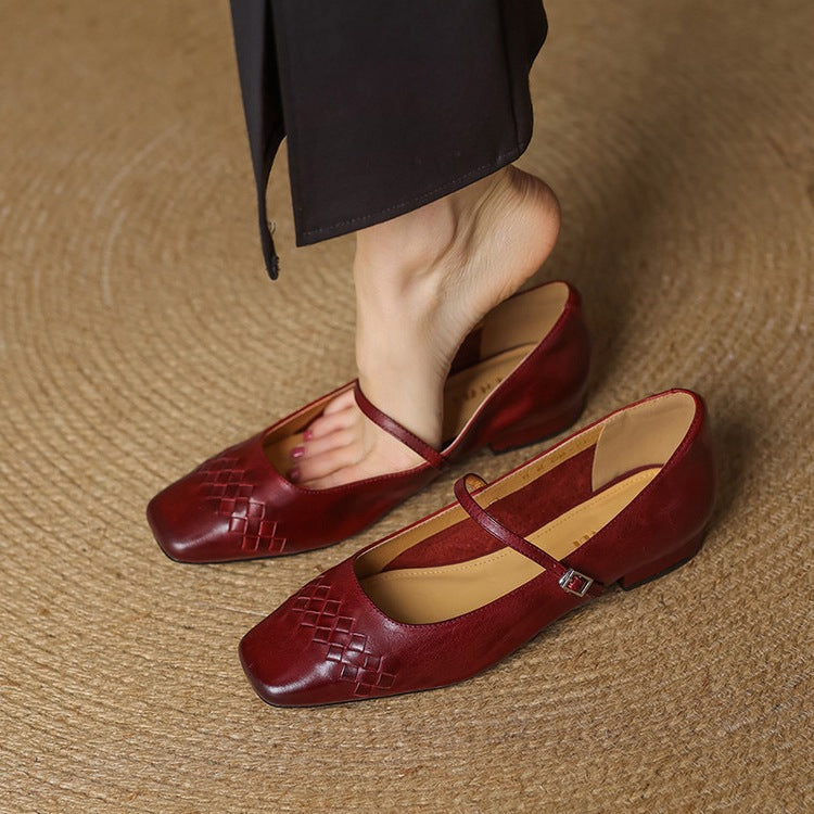 Estelle | Square-Toe Mary Jane Flat