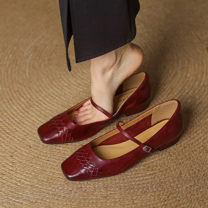 Estelle | Square-Toe Mary Jane Flat