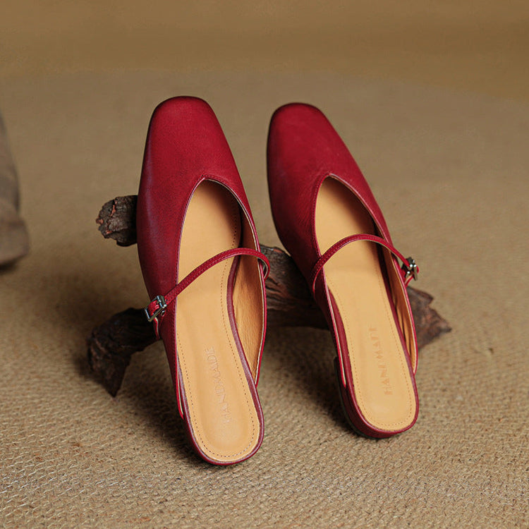 Miral Genuine Leather Mules