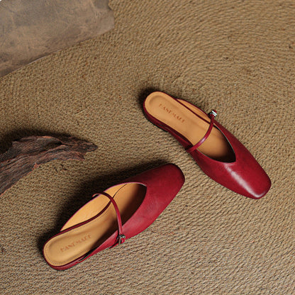 Miral Genuine Leather Mules