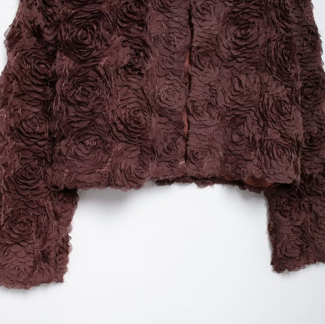 PETAL Floral Short Coat