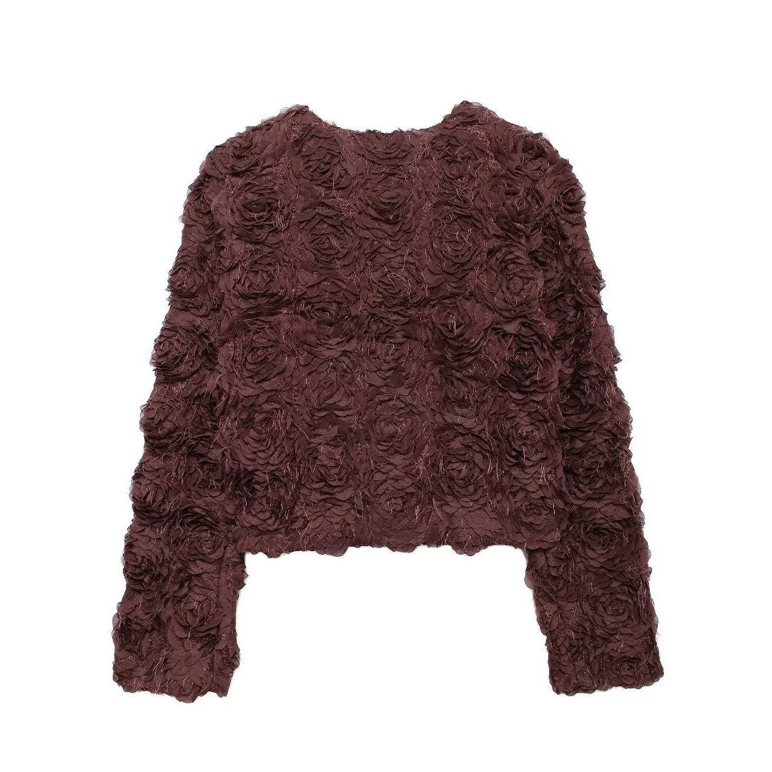 PETAL Floral Short Coat