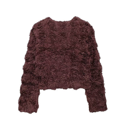 PETAL Floral Short Coat