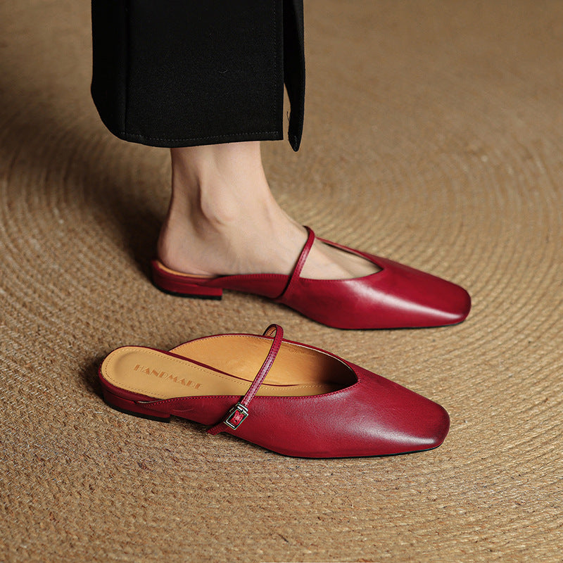 Miral Genuine Leather Mules