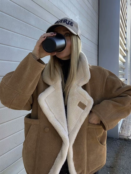 BELLINA Faux Fur Coat
