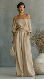 Liliána™ – Exclusive linen-effect set for a stylish summer • S1