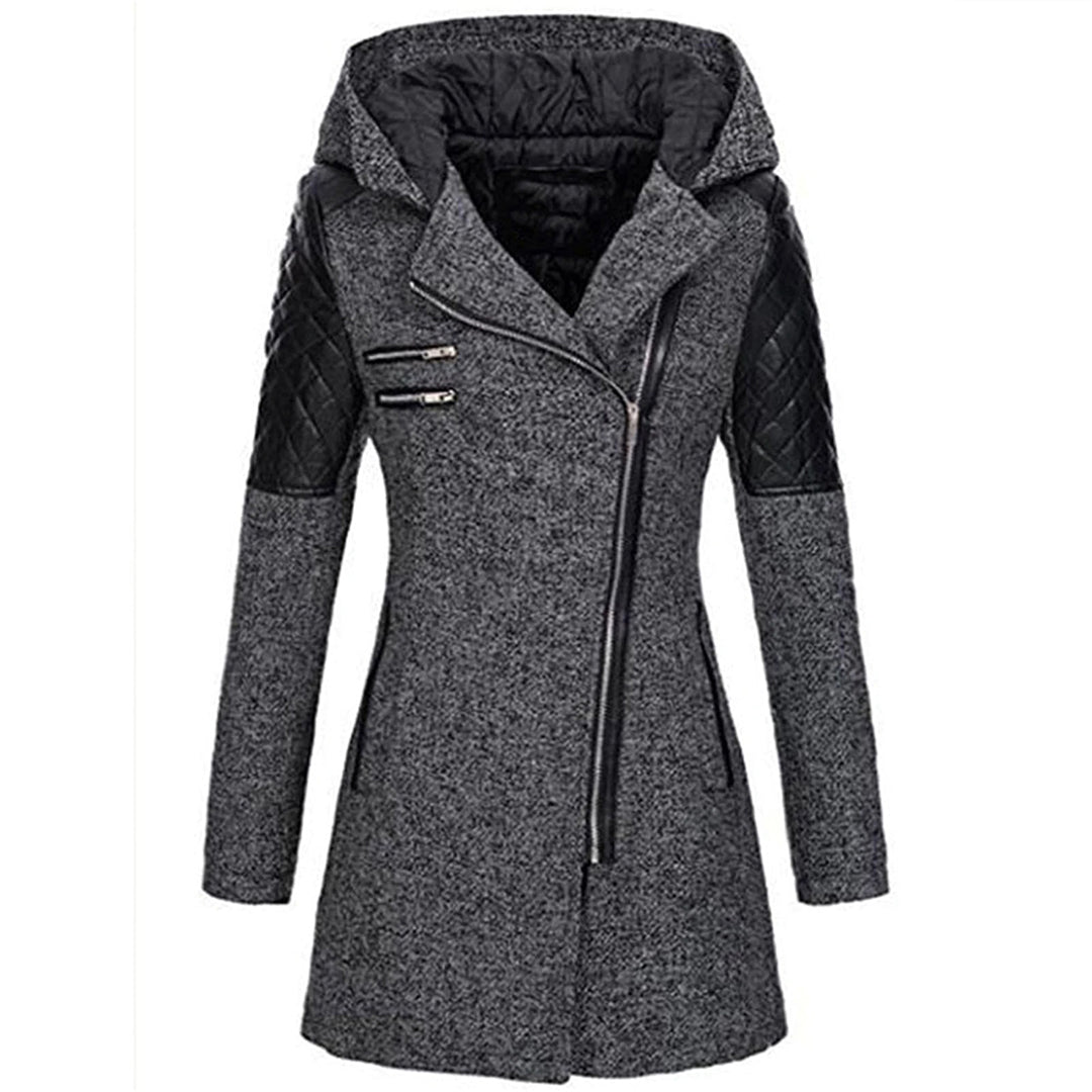Women's Long Winter Coat with Hood