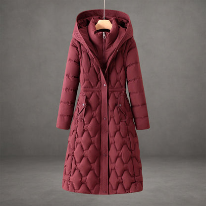 Lisa – Longline Hooded Down Coat