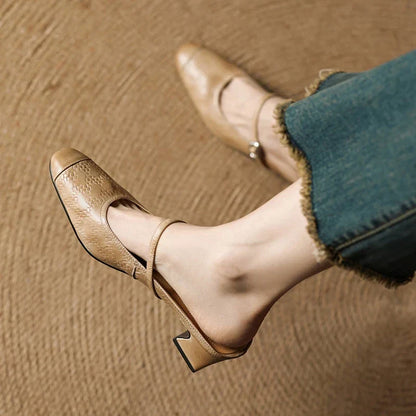 Berla Genuine Leather Mules
