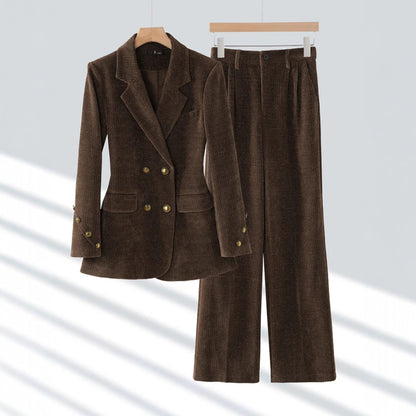 Aristi Corduroy Two-Piece Suit