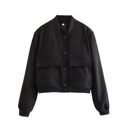 Women's Maven Cropped Bomber Jacket