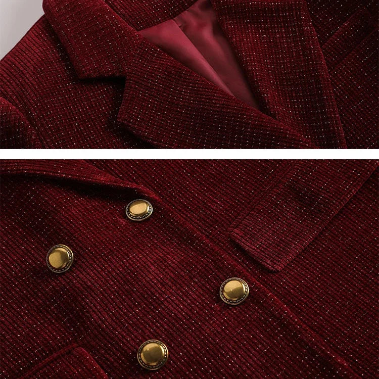 Aristi Corduroy Two-Piece Suit