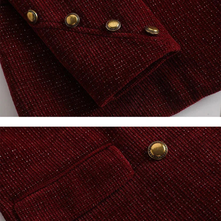 Aristi Corduroy Two-Piece Suit