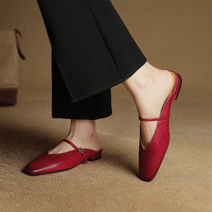 Miral Genuine Leather Mules
