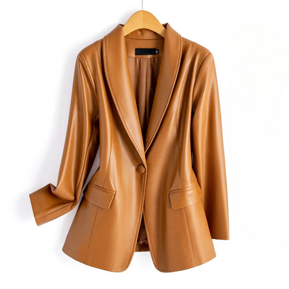 Dalena Leather Blazer