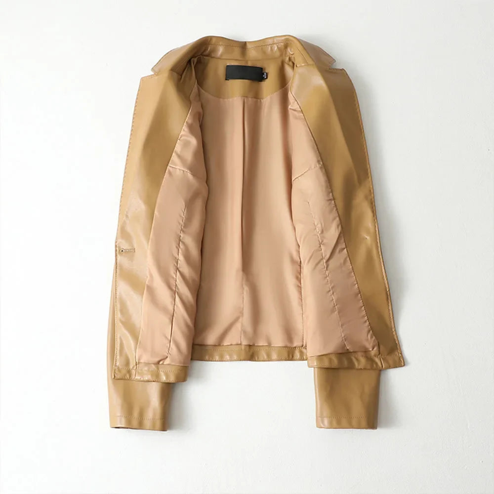 Vela Lambskin Leather Blazer