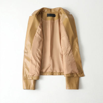Vela Lambskin Leather Blazer