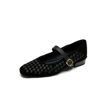 Elara Leather Mary Janes