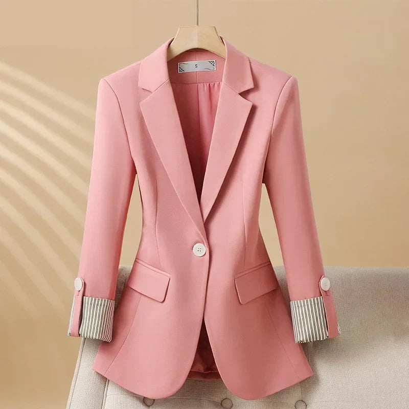 Careva One-Button Blazer