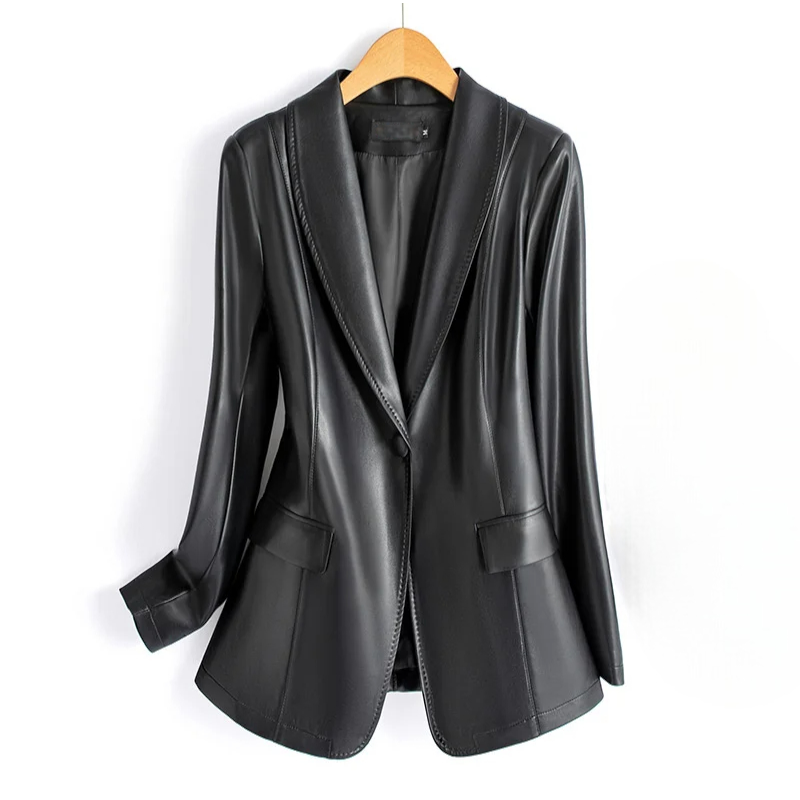 Dalena Leather Blazer