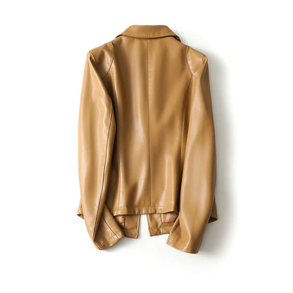 Vela Lambskin Leather Blazer