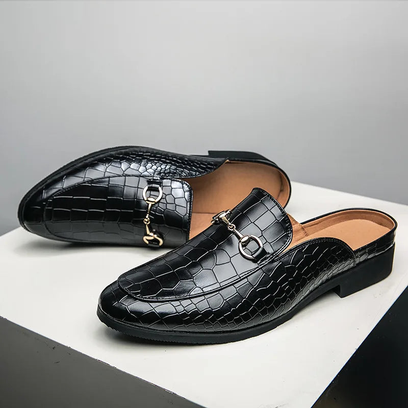 Elbert Genuine Leather Mules