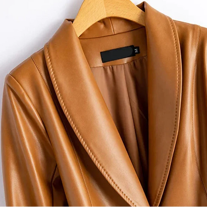 Dalena Leather Blazer