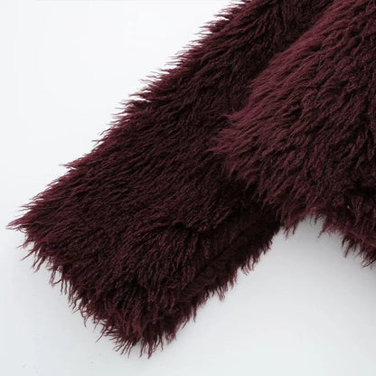 LUNA Soft Fur Effect Down Jacket