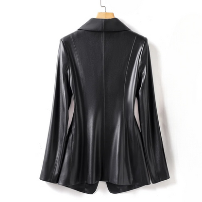 Dalena Leather Blazer
