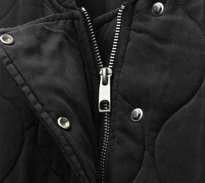 Women's Relaxed Quilted Bomber Jacket