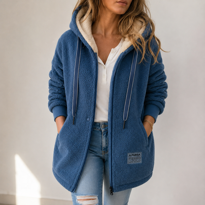 Wendy | Cozy Fleece Hooded Jacket