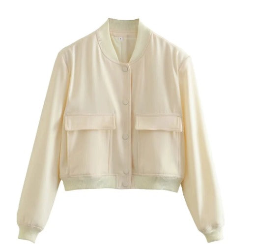 Women's Maven Cropped Bomber Jacket
