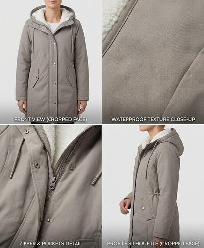 Marjorie™ | Cozy Hooded Weatherproof Coat
