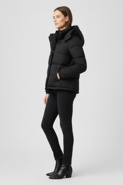 Women's Insulated Jacket with Secure Fit and Strong