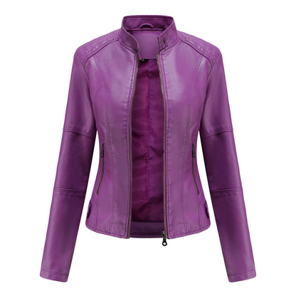 Women's Sleek Modern Tailored Jacket — Structured Long-Sleeve Lapel Blazer Coat