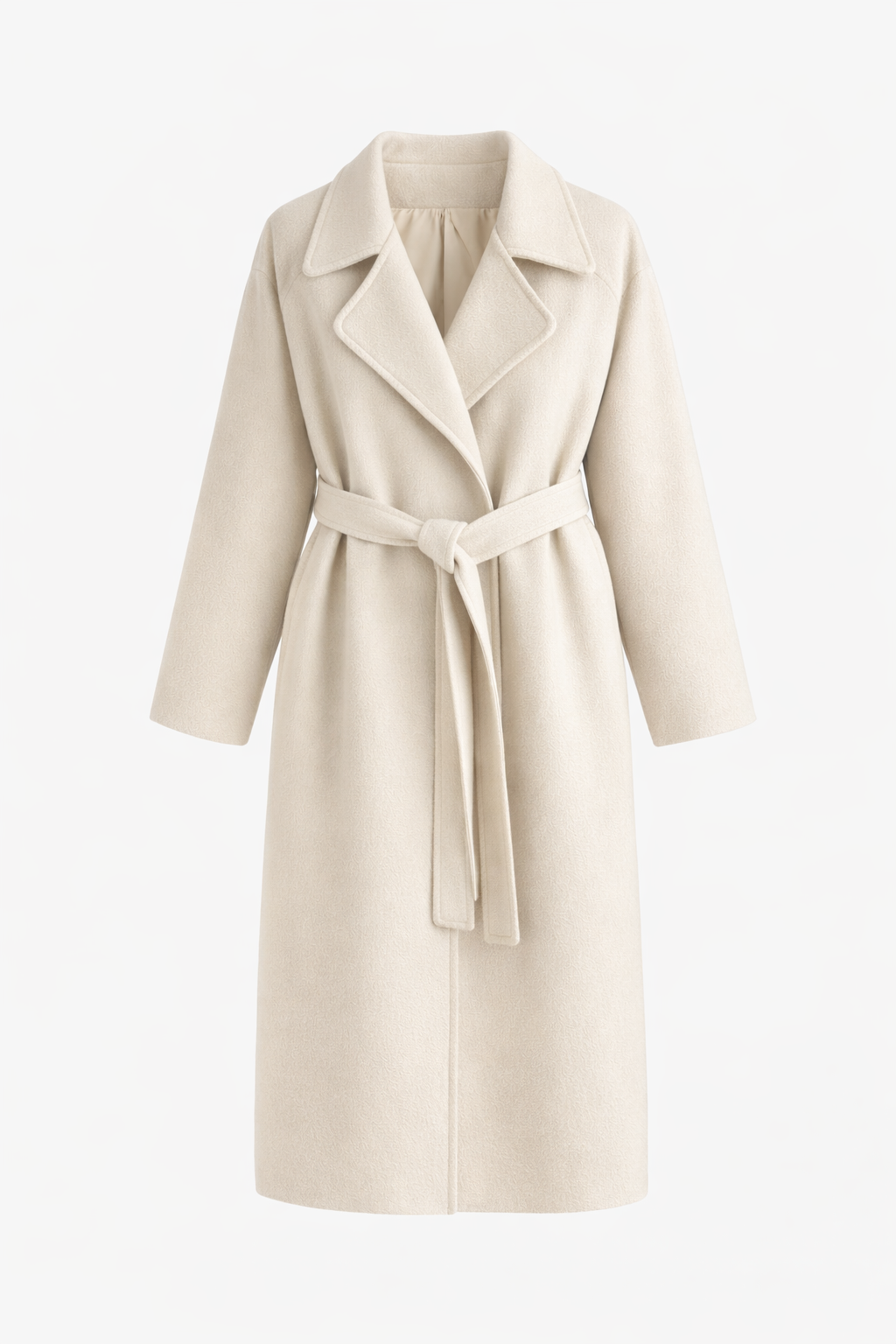 Katheryn – Elegant Belted Long Coat