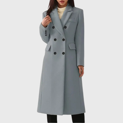 Camille | Timeless Tailored Wool-Blend Coat