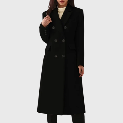 Camille | Timeless Tailored Wool-Blend Coat