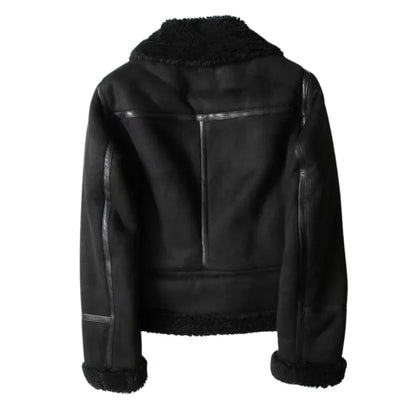 Colette Shearling Suede Jacket