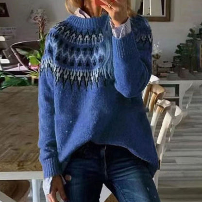 Emma | Women's Crew-Neck Long-Sleeve Oversized Sweater