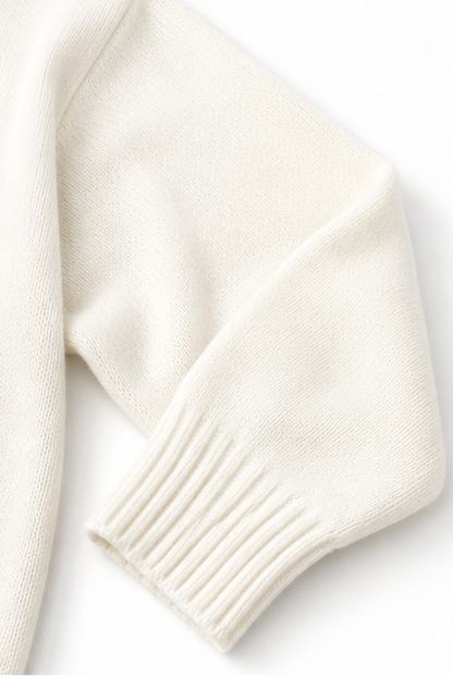 Kelly – Oversized Drawstring Hooded Knit Sweater