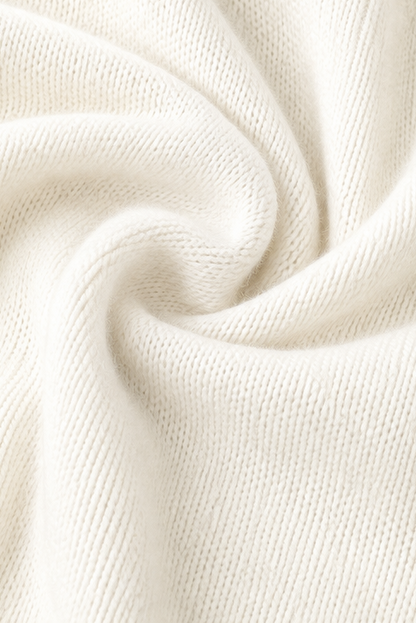 Kelly – Oversized Drawstring Hooded Knit Sweater